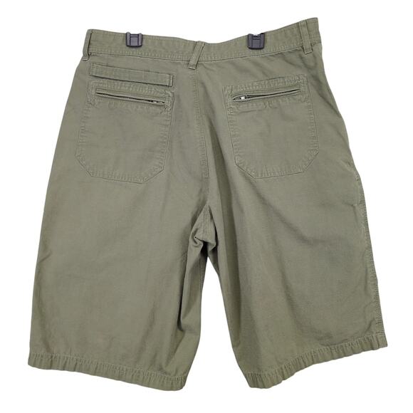 Vtg Y2K Nike 6.0 Cargo Shorts Men's 34x12 Ripstop Olive Green Gorpcore Hiking - Picture 2 of 10